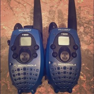 Motorola walkie talkie’s